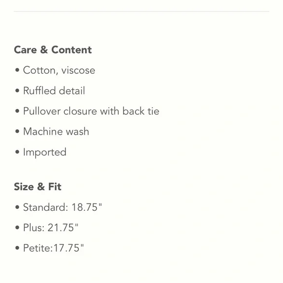 ✨ Anthropologie Ruffle Smocked Blouse Sz 1X - Picture 9 of 9